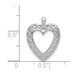 14K White Gold Heart Pendant - (A84-775) 14K White Gold Heart Pendant - (A84-775)