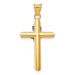 14K Two-tone Gold & Rhodium INRI Crucifix Pendant - (A85-116) 14K Two-tone Gold & Rhodium INRI Crucifix Pendant - (A85-116)