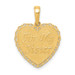 14K Yellow Gold Polished For My Sister/We Are Forever Friends Pendant - (A85-167) 14K Yellow Gold Polished For My Sister/We Are Forever Friends Pendant - (A85-167)