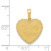 14K Yellow Gold Polished For My Sister/We Are Forever Friends Pendant - (A85-167) 14K Yellow Gold Polished For My Sister/We Are Forever Friends Pendant - (A85-167)