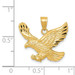 14k Yellow Gold Diamond-cut Eagle Pendant - (A85-745) 14k Yellow Gold Diamond-cut Eagle Pendant - (A85-745)