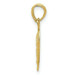 14k Yellow Gold Break Apart Diamond-cut Te Amo Heart Pendant - (A85-980) 14k Yellow Gold Break Apart Diamond-cut Te Amo Heart Pendant - (A85-980)