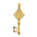 14k Yellow Gold San Benito 2-Sided Key Pendant - (A86-208) 14k Yellow Gold San Benito 2-Sided Key Pendant - (A86-208)