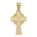 14K Yellow Gold Celtic Cross Pendant - (A87-233) 14K Yellow Gold Celtic Cross Pendant - (A87-233)
