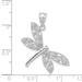14K White Gold Diamond-cut Dragonfly Pendant - (A87-311) 14K White Gold Diamond-cut Dragonfly Pendant - (A87-311)