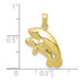 10K Yellow Gold Double Manatee Pendant - (A88-324) 10K Yellow Gold Double Manatee Pendant - (A88-324)