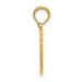 14K Yellow Gold Nantucket Map Charm Pendant - (A90-889) 14K Yellow Gold Nantucket Map Charm Pendant - (A90-889)