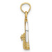 14K Yellow Gold Two-tone with 2-D Nantucket Basket Charm Pendant - (A93-810) 14K Yellow Gold Two-tone with 2-D Nantucket Basket Charm Pendant - (A93-810)