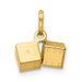 14K Yellow Gold Dice Charm - (A98-899) 14K Yellow Gold Dice Charm - (A98-899)