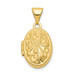 14K Yellow Gold Oval Locket 20x13mm - (A99-415)