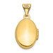 14K Yellow Gold Oval Locket 20x13mm - (A99-415)