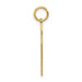 14K Yellow Gold Laser Designed Cross Pendant 26mm length - (B11-686) 14K Yellow Gold Laser Designed Cross Pendant 26mm length - (B11-686)