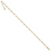 14K Yellow Gold with 1'' extension Anklet Bracelet - Length 10'' inches - (C64-124) 14K Yellow Gold with 1'' extension Anklet Bracelet - Length 10'' inches - (C64-124)