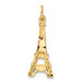 14K Yellow Gold Eiffel Tower Charm - (A82-464)
