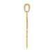 14K Yellow Gold Caduceus Pendant - (A83-169)