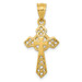 14K Yellow Gold Celtic Cross Pendant 29mm length - (A84-308) 14K Yellow Gold Celtic Cross Pendant 29mm length - (A84-308)