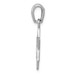 14K White Gold Star of David Pendant 15mm width - (A84-692) 14K White Gold Star of David Pendant 15mm width - (A84-692)