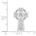 14k White Gold Polished Celtic Cross Chain Slide - (A87-201) 14k White Gold Polished Celtic Cross Chain Slide - (A87-201)