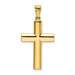 14K Yellow Gold Reversible Cross Pendant - (A87-515) 14K Yellow Gold Reversible Cross Pendant - (A87-515)