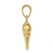10K Yellow Gold 3-D Dolphin Pendant - (A88-776) 10K Yellow Gold 3-D Dolphin Pendant - (A88-776)