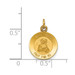 14K Yellow Gold Saint Peter Medal Charm 12mm width - (B11-225) 14K Yellow Gold Saint Peter Medal Charm 12mm width - (B11-225)
