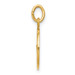 14K Yellow Gold Confirmation Charm - (B11-354)