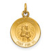 14K Yellow Gold Saint Roch Medal Charm 12mm width - (B11-392) 14K Yellow Gold Saint Roch Medal Charm 12mm width - (B11-392)
