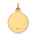 14K Yellow Gold Saint Roch Medal Charm 12mm width - (B11-392) 14K Yellow Gold Saint Roch Medal Charm 12mm width - (B11-392)
