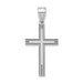 14K White Cross Charm 25mm length - (B11-559) 14K White Cross Charm 25mm length - (B11-559)
