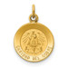 14K Yellow Gold Our Lady of Cuba Medal Charm 12mm width - (B11-567) 14K Yellow Gold Our Lady of Cuba Medal Charm 12mm width - (B11-567)