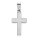 14K White Gold Cross Pendant 26mm length - (B11-572) 14K White Gold Cross Pendant 26mm length - (B11-572)