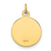 14K Yellow Gold Our Lady of Mt. Carmel Medal Charm 12mm width - (B11-659) 14K Yellow Gold Our Lady of Mt. Carmel Medal Charm 12mm width - (B11-659)