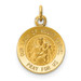 14K Yellow Gold Our Lady of Mt. Carmel Medal Charm 12mm width - (B11-659) 14K Yellow Gold Our Lady of Mt. Carmel Medal Charm 12mm width - (B11-659)