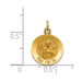 14K Yellow Gold Saint John Medal Charm 13mm width - (B11-692) 14K Yellow Gold Saint John Medal Charm 13mm width - (B11-692)