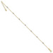 14K Two-tone Gold Diamond-cut Beads with 1'' extension Anklet - Length 9'' inches - (C63-999) 14K Two-tone Gold Diamond-cut Beads with 1'' extension Anklet - Length 9'' inches - (C63-999)