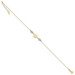 14K Two-tone Gold Diamond-cut Puffed Heart Love with 1'' extension Anklet - Length 9'' inches - (C64-253) 14K Two-tone Gold Diamond-cut Puffed Heart Love with 1'' extension Anklet - Length 9'' inches - (C64-253)