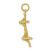 14K Yellow Gold Mackinac Bridge Charm - (A82-487)