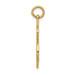 14K Yellow Gold Dollar Sign Charm - (A82-832)