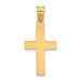 14K Yellow Gold Cross Charm 25mm length - (A83-329) 14K Yellow Gold Cross Charm 25mm length - (A83-329)