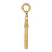 14K Yellow Gold 3-D Key Pendant - (A83-354)