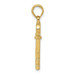14K Yellow Gold 3-D Key Pendant - (A83-354)