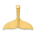 14K Yellow Gold Whale Tail Slide - (A84-109) 14K Yellow Gold Whale Tail Slide - (A84-109)