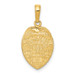 14K Yellow Gold Police Officer Badge Pendant - (A84-468) 14K Yellow Gold Police Officer Badge Pendant - (A84-468)