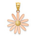 14K Two-tone Gold Rose & Yellow Gold Daisy Pendant - (A85-410) 14K Two-tone Gold Rose & Yellow Gold Daisy Pendant - (A85-410)