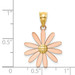 14K Two-tone Gold Rose & Yellow Gold Daisy Pendant - (A85-410) 14K Two-tone Gold Rose & Yellow Gold Daisy Pendant - (A85-410)