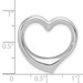 14K White Gold Heart Hollow Pendant Slide - (A85-601) 14K White Gold Heart Hollow Pendant Slide - (A85-601)