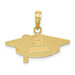 14K Yellow Gold Graduation Charm - (A86-601) 14K Yellow Gold Graduation Charm - (A86-601)