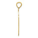 14K Yellow Gold Basketball in Hoop Diamond Cut Pendant - (A86-865) 14K Yellow Gold Basketball in Hoop Diamond Cut Pendant - (A86-865)