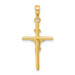 14K Yellow Gold Stick Style Crucifix Pendant - (A86-925) 14K Yellow Gold Stick Style Crucifix Pendant - (A86-925)