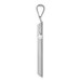 14k White Gold Polished Tube Cross Pendant - (A87-228) 14k White Gold Polished Tube Cross Pendant - (A87-228)